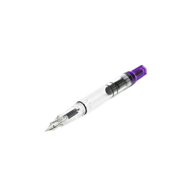 TWSBI Eco Transparent Purple Fountain Pen - Stub 1.1mm