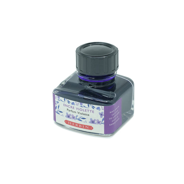 J. Herbin Encre Violette, Parfum Violette Foutain Pen Ink - 30ml