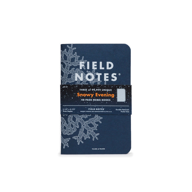 Field Notes Snowy Evening  - Set of 3 books