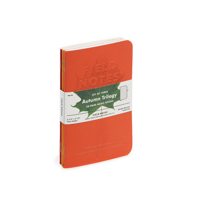 Field Notes Autumn Trilogy 2019 Edition Memo Books - Set of 3 - noteworthy