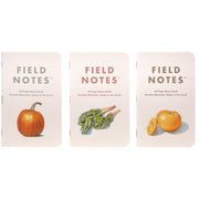 Field Notes, Harvest Memo Books - Pack A (Pumpkin, Chard, Tomato)