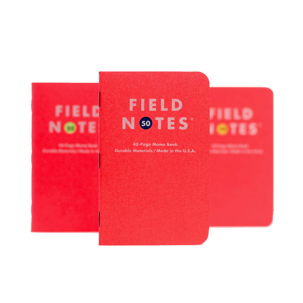 Field Notes Fifty, Set of 3 Books