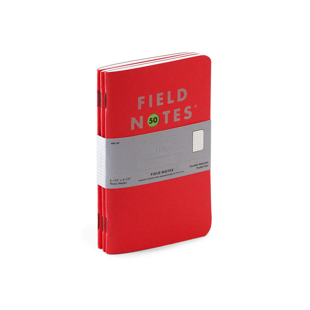 Field Notes Fifty, Set of 3 Books