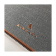 Kawachiya Kunisawa Find Note Hard Notebook, A5 , Grid - Light Grey - noteworthy