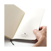 Kawachiya Kunisawa Find Note Soft Notebook, Grid - Grey - noteworthy