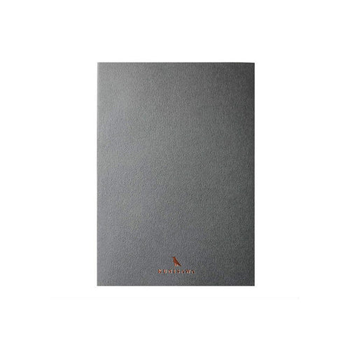 Kawachiya Kunisawa Find Slim Note Notebook, A5 , Grid - Slate Grey - noteworthy