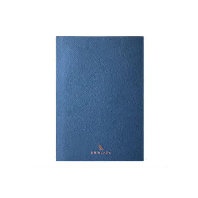 Kawachiya Kunisawa Find Slim Note Notebook, A5 , Grid - Midnight Blue - noteworthy