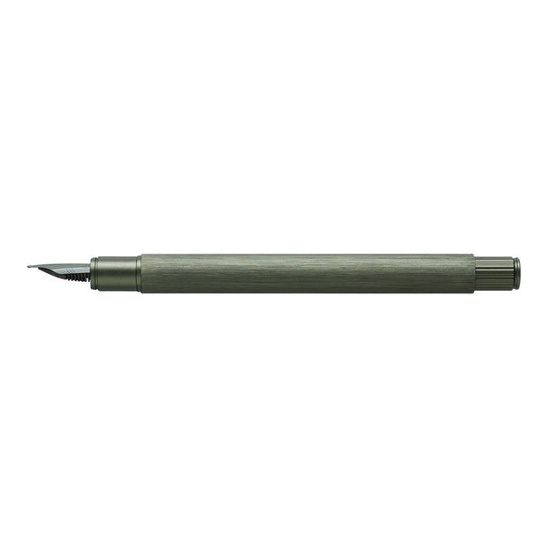 Faber-Castell Neo Slim Aluminium Fountain pen , Olive Green - EF (Extra Fine)