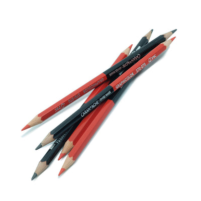 Caran d´Ache Graphicolor Pencil, Graphite-Red - noteworthy