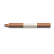 Graf von Faber-Castell Fluted Pencils, Brown - Set of 3