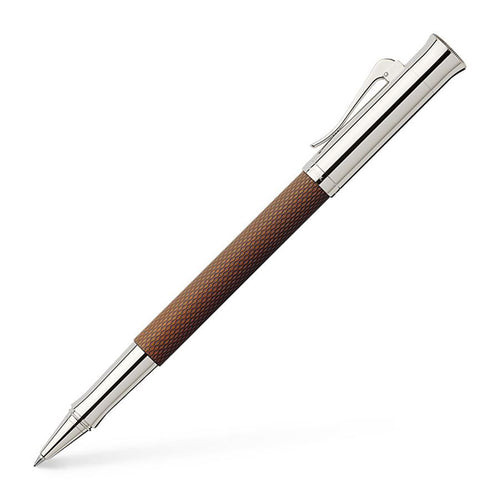 Graf von Faber-Caster Guilloche Cognac Rollerball Pen