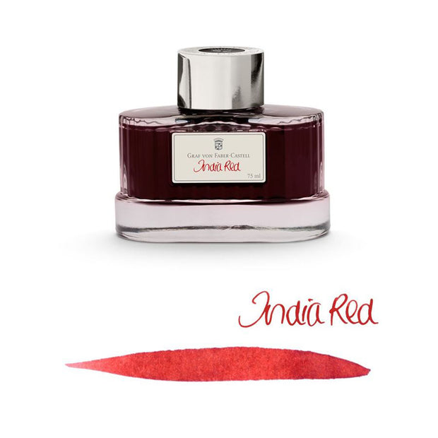 Graf von Faber-Castell Ink Bottle, 75ml - India Red