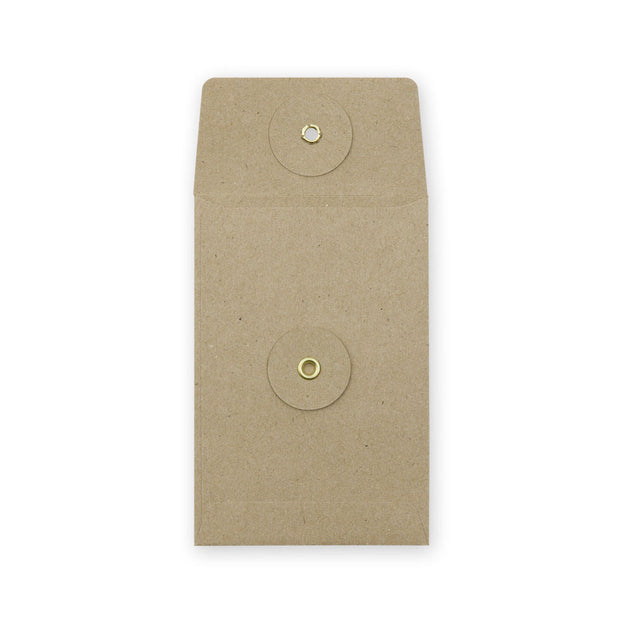 Traveler's Company Kraft Paper Envelope, Set of 8, Brown - S (Small)