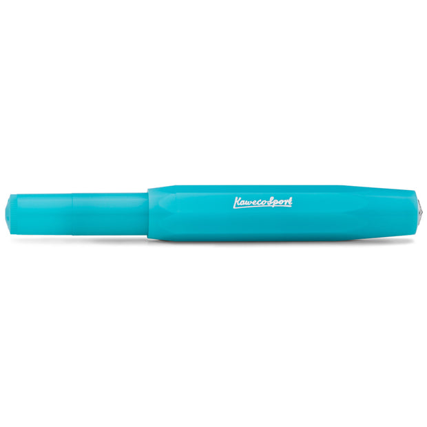 Kaweco Frosted Sport Fountain Pen, Light Blueberry - F  (Fine Nib)