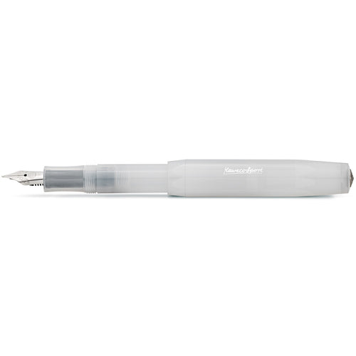 Kaweco Frosted Sport Fountain Pen, Coconut - B (Broad Nib)