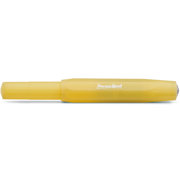 Kaweco Frosted Sport Fountain Pen Sweet Banana,  - M (Medium Nib)
