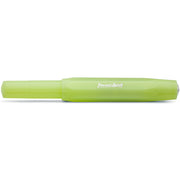 Kaweco Frosted Sport Fountain Pen, Lime - F  (Fine Nib)