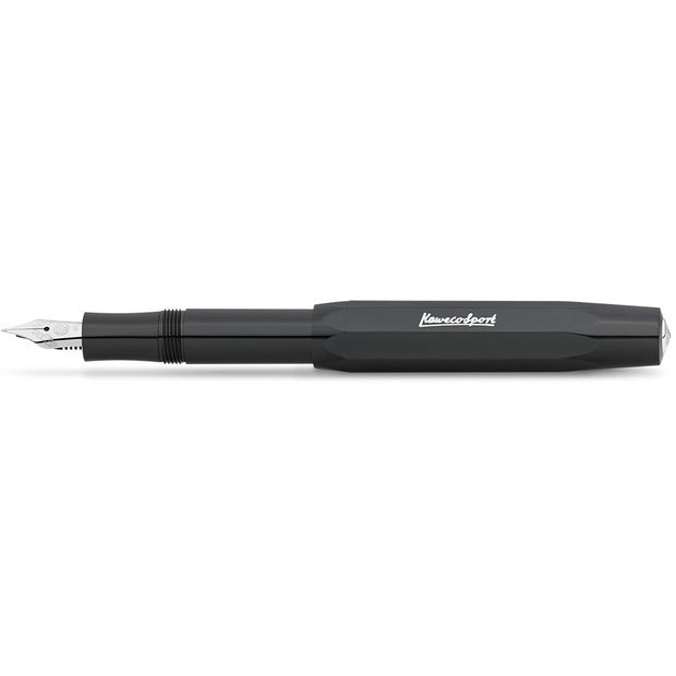 Kaweco Skyline Sport Fountain Pen, Black - F (Fine Nib)