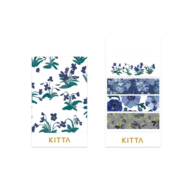 King Jim Kitta Pre-cut Washi Tape - Flower 6