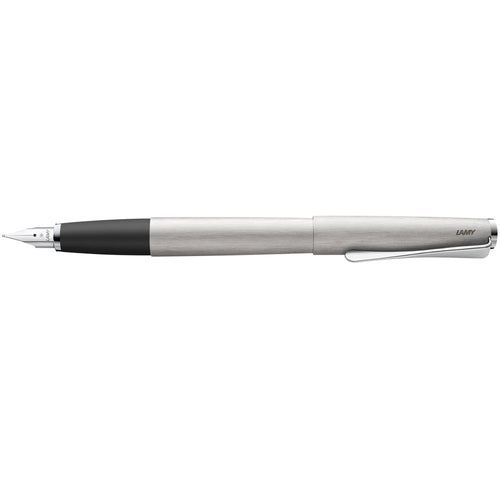 LAMY Studio Fountain Pen, Brushed Steel - EF (Extra Fine)