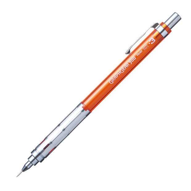 Pentel GraphGear 300 Mechanical Pencil , Orange - 0.3 mm