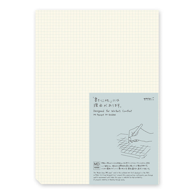 MD Paper Pad, A4 - Grid | Japanese Stationery in Vancouver, Canada