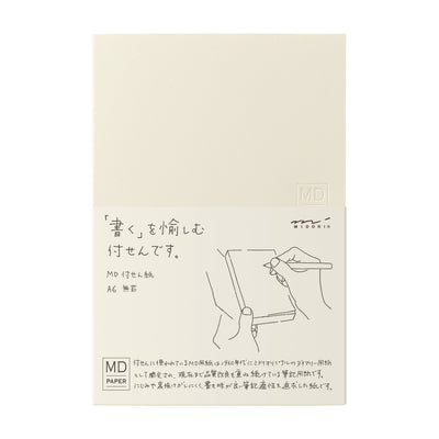 Midori MD Sticky Blank Memo Pad, A6 - noteworthy