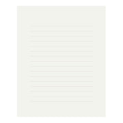 MD Letter Pad Cotton, Horizontal - Lined