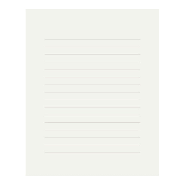 MD Letter Pad Cotton, Horizontal - Lined
