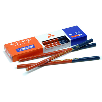 Mitsubishi 2637 Vermilion Red and Prussian Blue Pencil 7:3