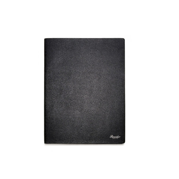 Pineider Milano Notebook, Small - Midnight Black