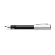 Faber-Castell Ondoro Fountain Pen, Graphite Black - F (Fine)