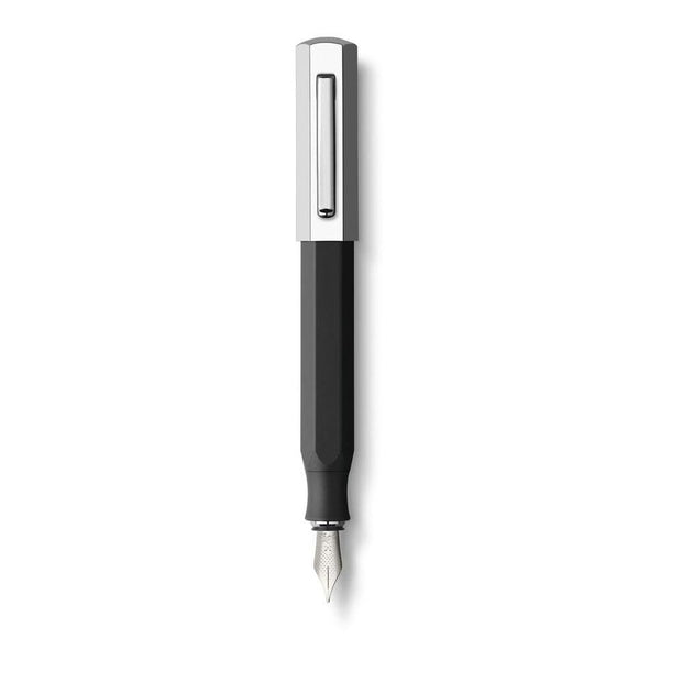 Faber-Castell Ondoro Fountain Pen, Graphite Black - M (Medium)