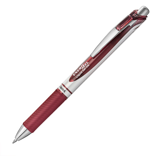 Pentel EnerGel Gel Roller, Burgundy - 0.7 mm