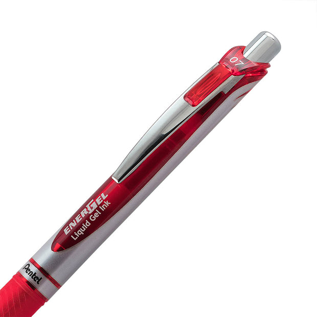 Pentel EnerGel Gel Roller, Red - 0.7 mm