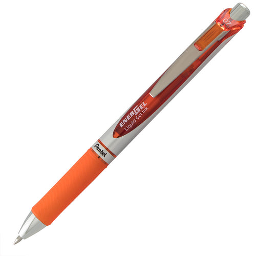 Pentel EnerGel Gel Roller, Orange - 0.7 mm