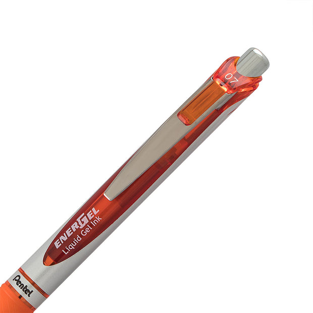 Pentel EnerGel Gel Roller, Orange - 0.7 mm