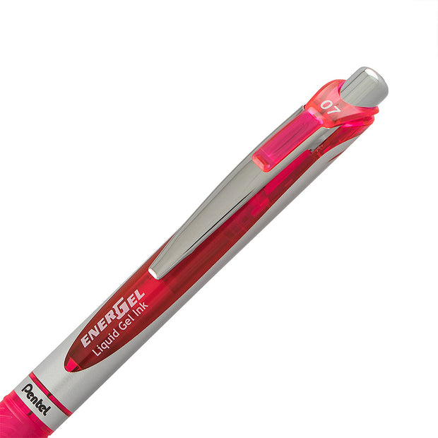 Pentel EnerGel Gel Roller, Pink mm