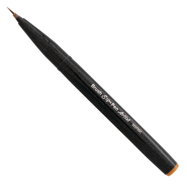 Pentel Brush Sign Pen, Ultra-fine Tip - Yellow Ochre