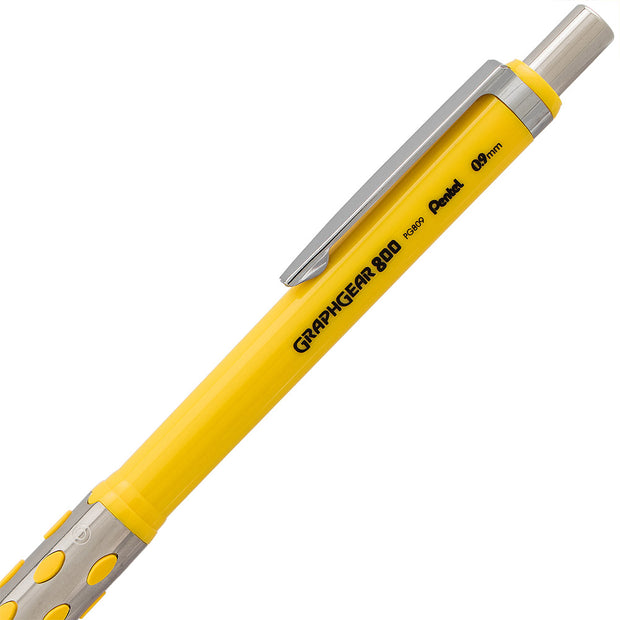 Pentel GraphGear 800 Mechanical Pencil, Yellow - 0.9 mm