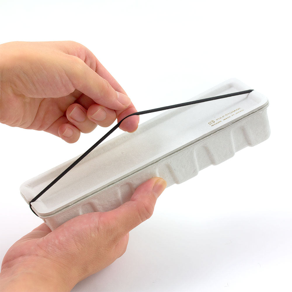 Midori Pulp Pencil Case, White in Vancouver, Canada