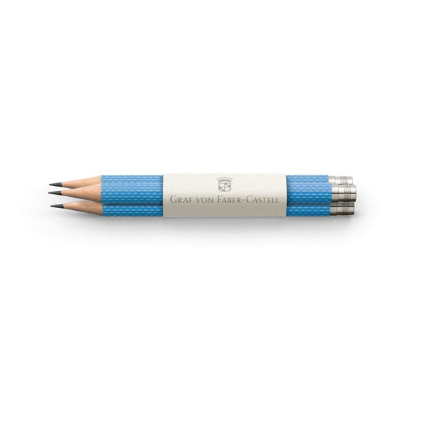 Graf von Faber-Castell Spare pencils for Perfect Pencil, Gulf Blue - Set of 3