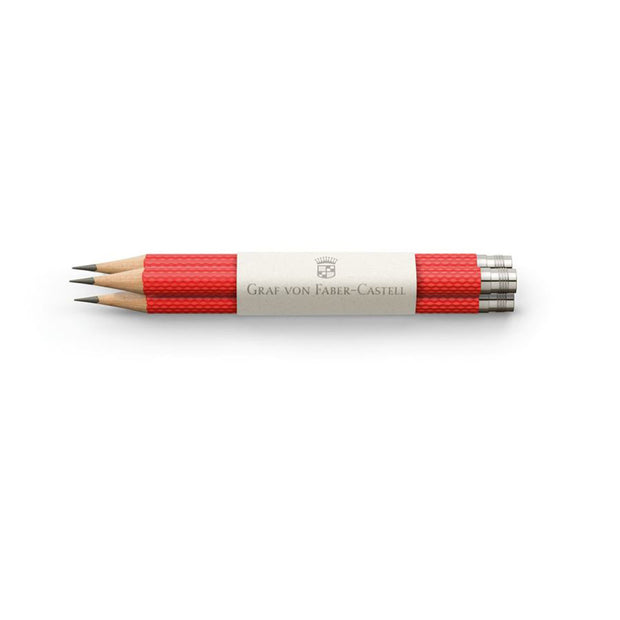 Graf von Faber-Castell Spare pencils for Perfect Pencil, Indian red - Set of 3