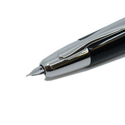 Pilot Vanishing Point Fountain Pen, Black / Rhodium - EF (Extra Fine Nib)