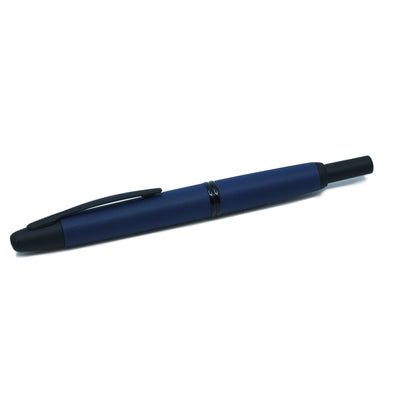 Pilot Vanishing Point Fountain Pen, Matte Blue - M (Medium Nib)