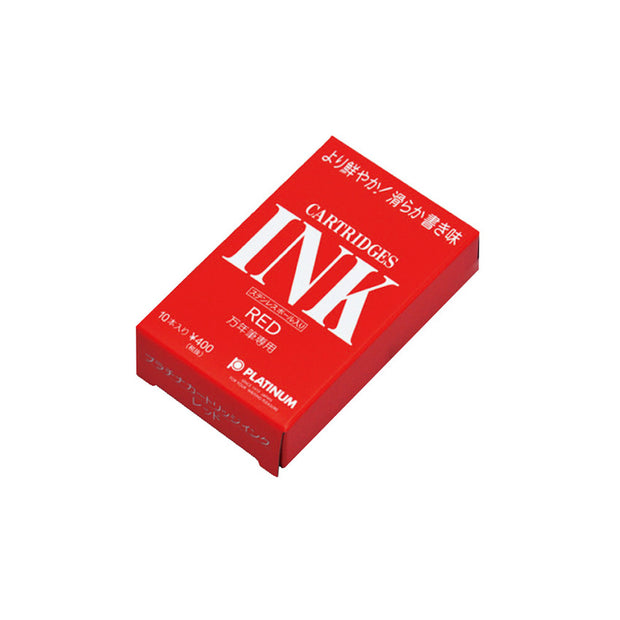 Platinum Red Ink, Box of 10 cartridges