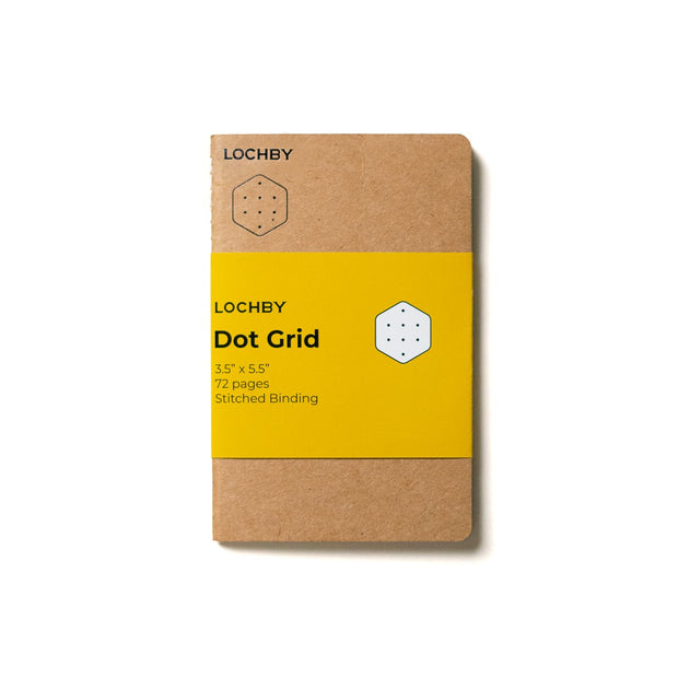 LOCHBY Pocket Journal Refill, Dot Grid