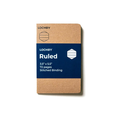 LOCHBY Pocket Journal Refill, Ruled
