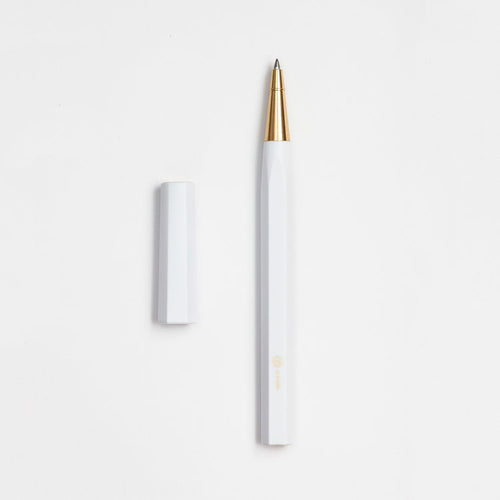 ystudio Resin Rollerball Pen - White