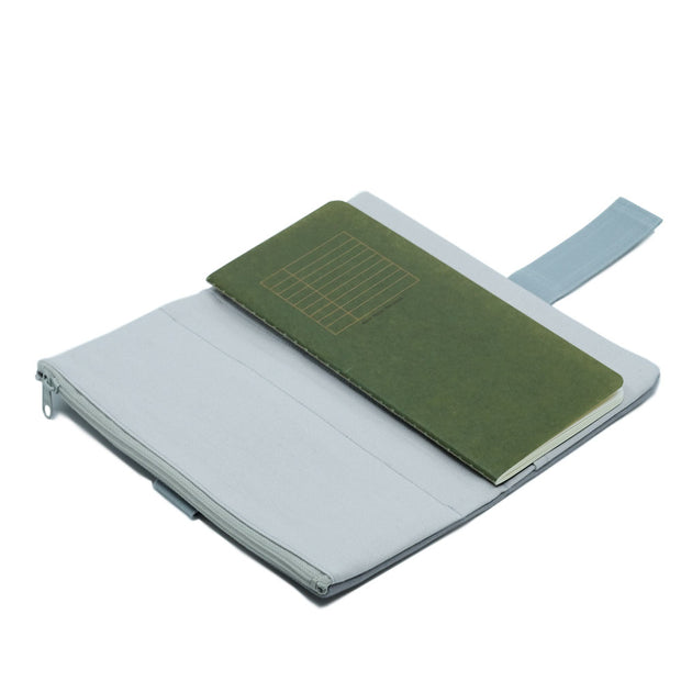 Yamamoto Ro-Biki Cotton Notebook Cover - Gray